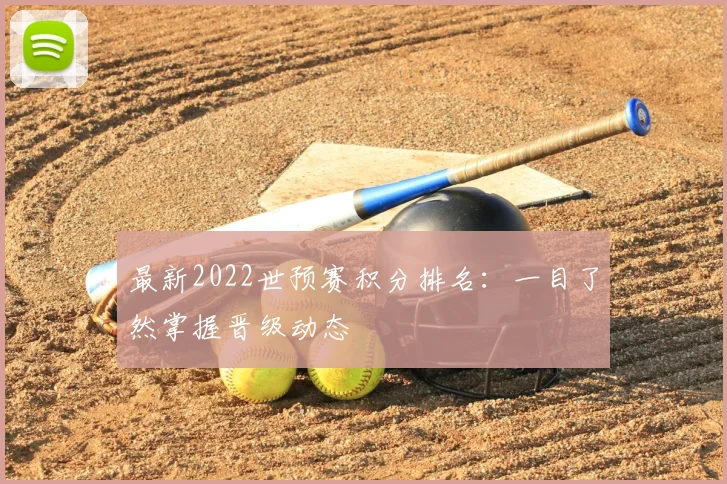 最新2022世预赛积分排名：一目了然掌握晋级动态